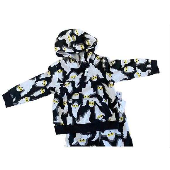 Toddler 2T Ghosts Halloween Sweatsuit- NWT - Picture 3 of 5